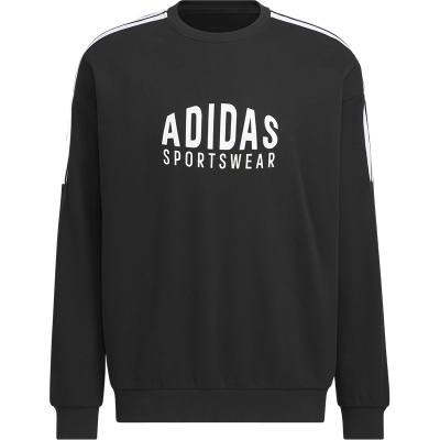 Adidas/阿迪达斯正品V GFX CREW男女套头休闲印花卫衣KF5210