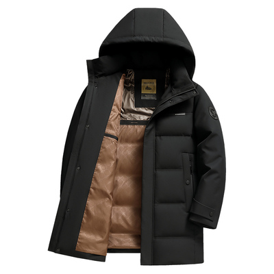 高充绒200+中长款爸爸羽绒服
