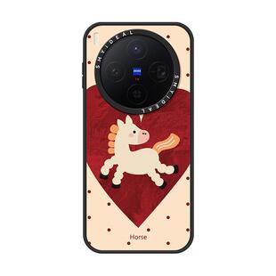 适用vivox300/findx9手机壳X300Pro磁吸保护套x200ultra马年x8plus新年本命年Promini防摔爱心小马外壳