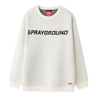 SprayGround冬季新品通勤休闲毛衣SG黑白针织衫保暖舒适女装潮牌