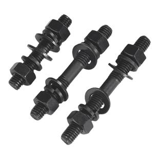 8.8级双头螺栓螺母垫片套装GB901螺柱螺杆丝杆M8M10M12M14M16-M42