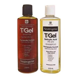 新西兰药房露得清tgel洗发水煤焦油洗发水水杨酸止痒型头皮屑控油