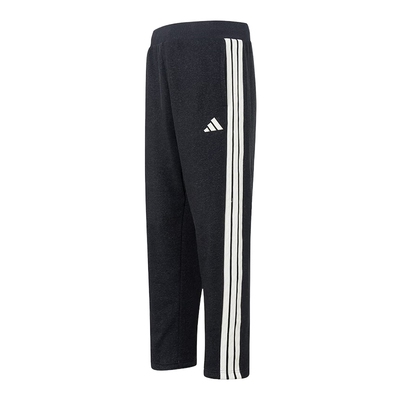 adidas阿迪达斯三条纹直筒运动裤2026春男针织休闲长裤 KR2524