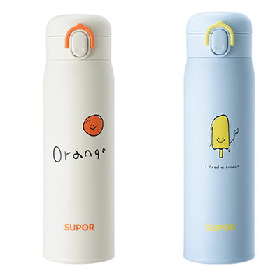 苏泊尔316不锈钢保温杯新款ins风