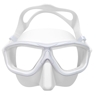 TinyMola自由潜面镜专业渔猎潜水镜大神舒适硅胶高清大框浮潜面罩