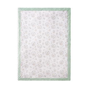 十月结晶婴儿豆豆毯宝宝安抚盖毯幼儿园午睡小被子新生儿秋冬恒温