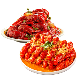 天海藏3斤约50只麻辣/蒜蓉小龙虾3-5钱左右加热即食肉质Q弹新鲜虾