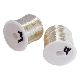 铜包银保色加强版子母线编制绕银线造型线定型手工DIY饰品100米