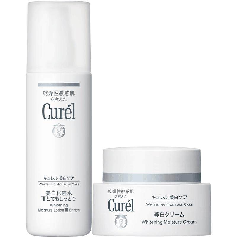 curel珂润保湿美白水霜套装