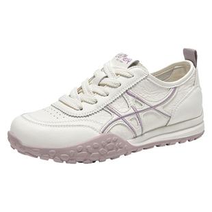 戈美其商场同款平底德训鞋女鞋2026春季新款休闲百搭软底小白鞋子