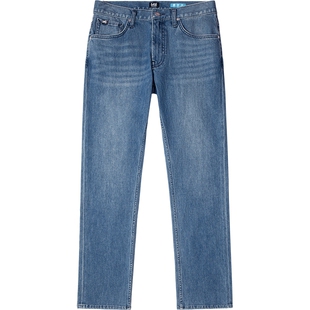 【张凌赫代言】Lee26春夏新品726直筒牛仔裤中蓝男弹力凉感凉凉裤