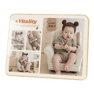 宝宝相框摆台洗照片定制做成diy摆件高级感儿童小相片打印加相册