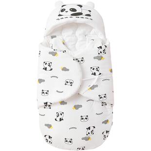 新生婴儿抱被秋冬季加厚防惊跳睡袋初生宝宝冬天秋款棉外出包被子