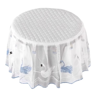 蕾丝刺绣防尘罩圆形空调防尘罩