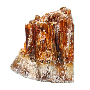 琥珀色天然方解石晶簇原石摆件矿物晶体岩石标本霰石收藏观赏石头