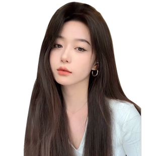 单卡假发片女 蓬松增发量长直发接发片小片式隐形无痕长发补发片