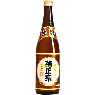 日本进口菊正宗清酒本酿造上选生酛辛口洋酒餐酒720mL*6瓶整箱