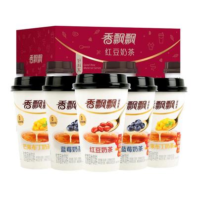 香飘飘红豆奶茶蓝莓芒果布丁好料