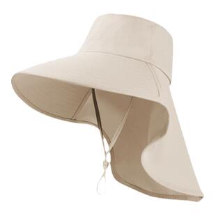 多方位一体防晒帽女款夏季防紫外线2025新款骑车防风遮阳帽遮后颈