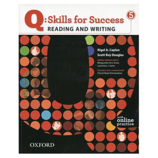 Q Skills for Success: Reading and Writing 5: Student Book 进口书籍书本 纯全英文版正版原著进口原版英语书籍