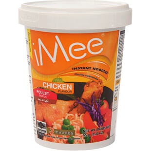 泰国进口iMee艾米鸡肉味方便面65g/杯装桶装即食泡面速食夜宵食品