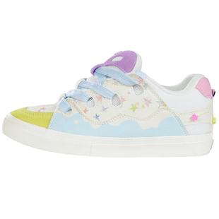 顽刻官方面包鞋小星星幸运星配色BAKE低帮男女国潮滑板鞋