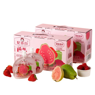 妃小白芭乐莓莓红心番石榴浓缩汁草莓树莓原浆含NFC饮料液体沙拉