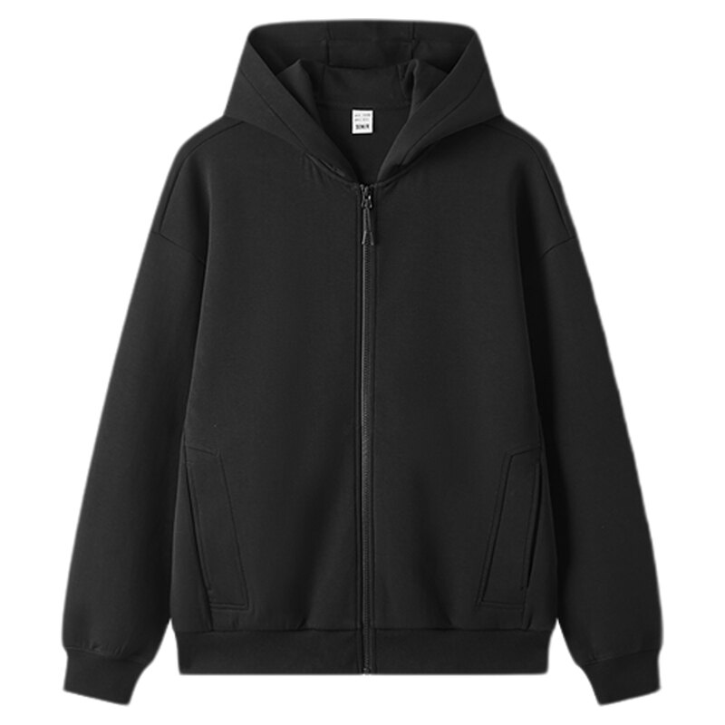 森马连帽外套男情侣针织夹克宽松