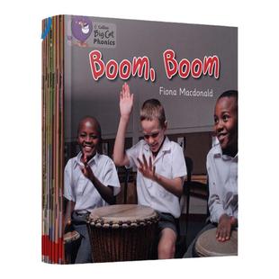 大猫自然拼读法2B collins Big Cat Red B Band 2B带CD 英文原版 红色套装全14册4-6岁儿童学习phonics教材幼儿园阶段分级阅读读物