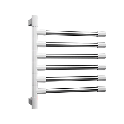 浴室免打孔壁挂式毛巾架厨房可旋转晾抹布杆置物架收纳挂架多层