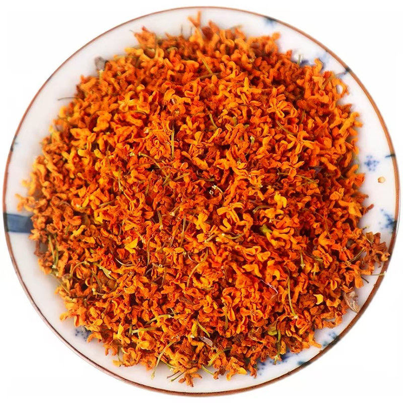 精选红桂花干500g桂林丹桂花特级浓香型桂花红茶食用泡酒红桂花茶