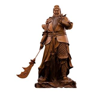 东来紫关公摆件武财神神像铜雕招财供奉铜像关帝圣君京铜黄铜大型