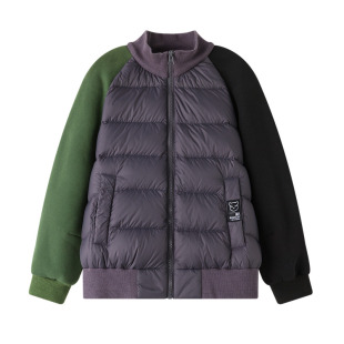 【三防】漫画家冬季撞色90鹅绒羽绒服儿童轻薄外套内胆男童上衣