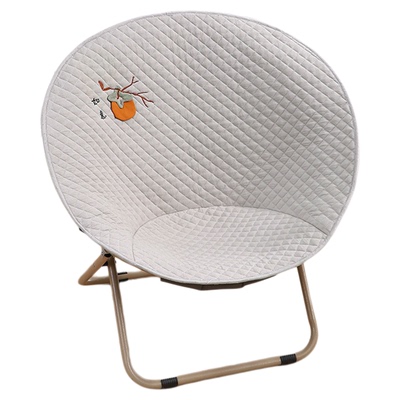 圆形月亮椅套防滑透气