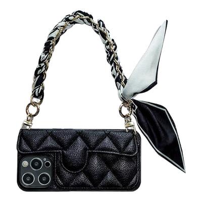 适用荣耀play8t手机壳play7tpro丝巾play6c小香风play4t手提包play5活力版零钱包play3防摔麦芒20菱格麦芒11