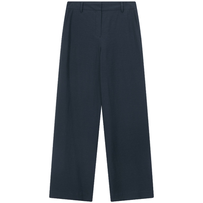 滨波女士亚麻直筒休闲裤