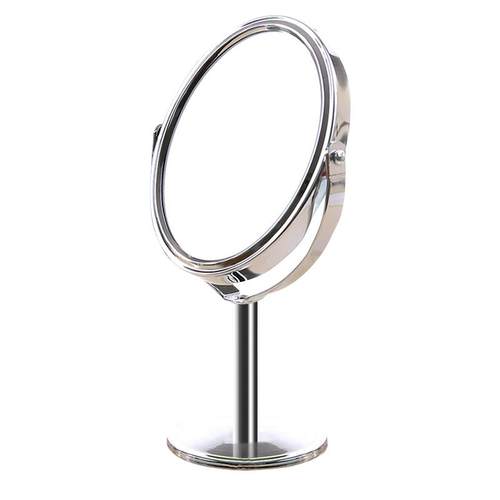 少女心化妆镜台式简约大号公主镜双面镜放大学生镜子桌面宿舍梳妆