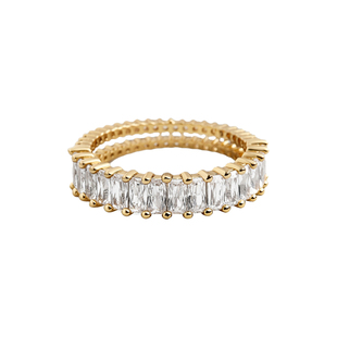 Au Revoir Les Filles排钻戒指女小众设计高级美复古时尚镶钻拼接