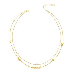 【明星同款】木子洋同款Chill Talent南法日落项链双链轻奢度假