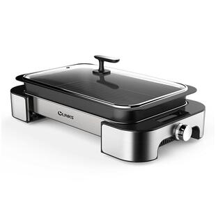 olayks电烤炉家用无烟烧烤烤肉盘电烤盘烤肉锅烧烤炉多功能铁板烧