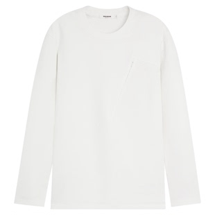 【莱赛尔】BODYDREAM轻云层长袖T恤new cut都市通勤上衣 云上舞白