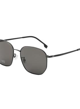 HUGO BOSS雨果博斯潮流多边形钛太阳镜男驾驶专用防晒墨镜1673