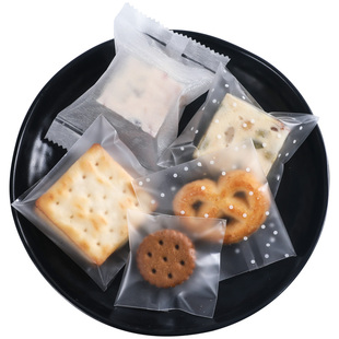 雪花酥的包装袋糖果牛轧糖饼干独立小包装太妃糖零食机封袋