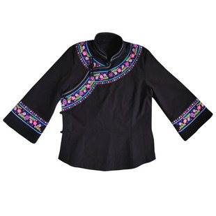 布依族服装少数民族服装女装贵州2323新款套装土布苗族壮族民族服