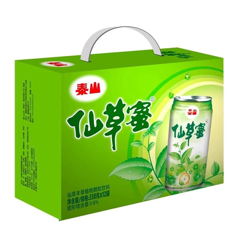 泰山仙草蜜330g24罐整箱解暑饮品