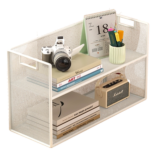 书架书桌上多层书本课本收纳架桌面置物架办公室工位分层整理架子