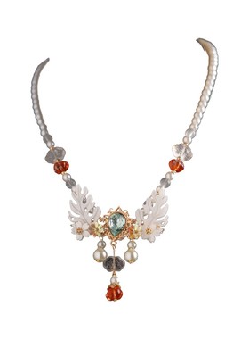 手工璎珞项圈珍珠古风百搭女