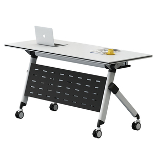 培训桌椅组合移动办公桌长条桌教育机构拼接学习桌课桌折叠会议桌