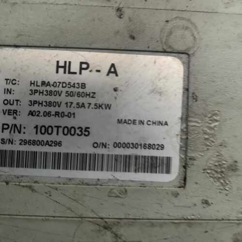 议价高频变频器海利普变频器HLP-A系列，型号HLPH07D54维修