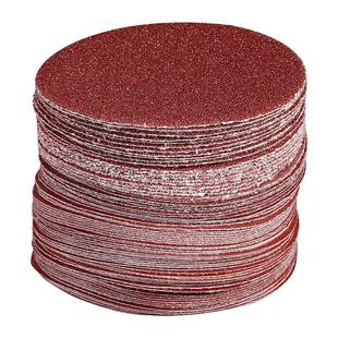 4寸植绒砂纸打磨抛光神器木头墙面圆形磨盘工具自粘式角磨机磨片